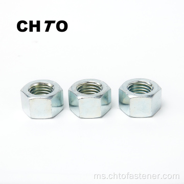 ISO 4033 Gred 12 Hexagonal Nuts Zink bersalut